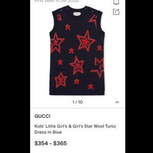 Little girls Gucci wool dress